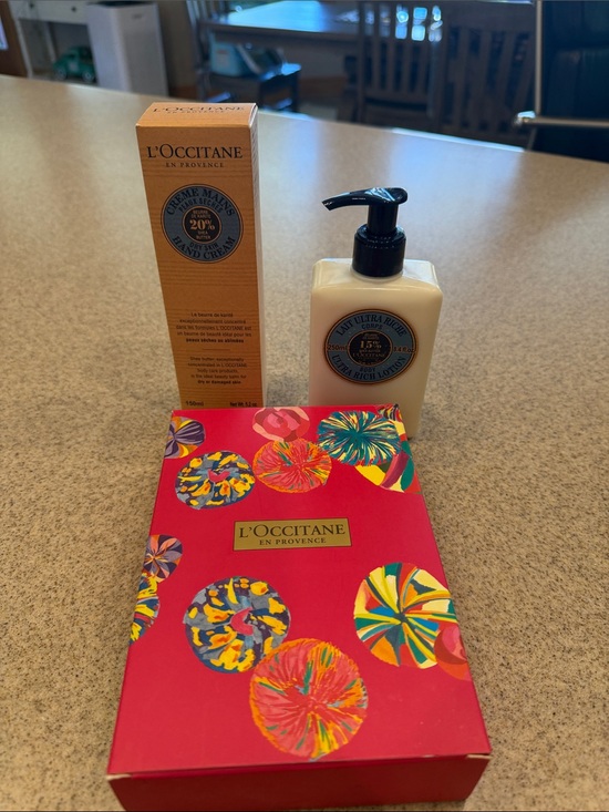 Other - L'Occitane Shea Butter Hand & Body Lotion in gift set 5.2 oz& 8.4oz